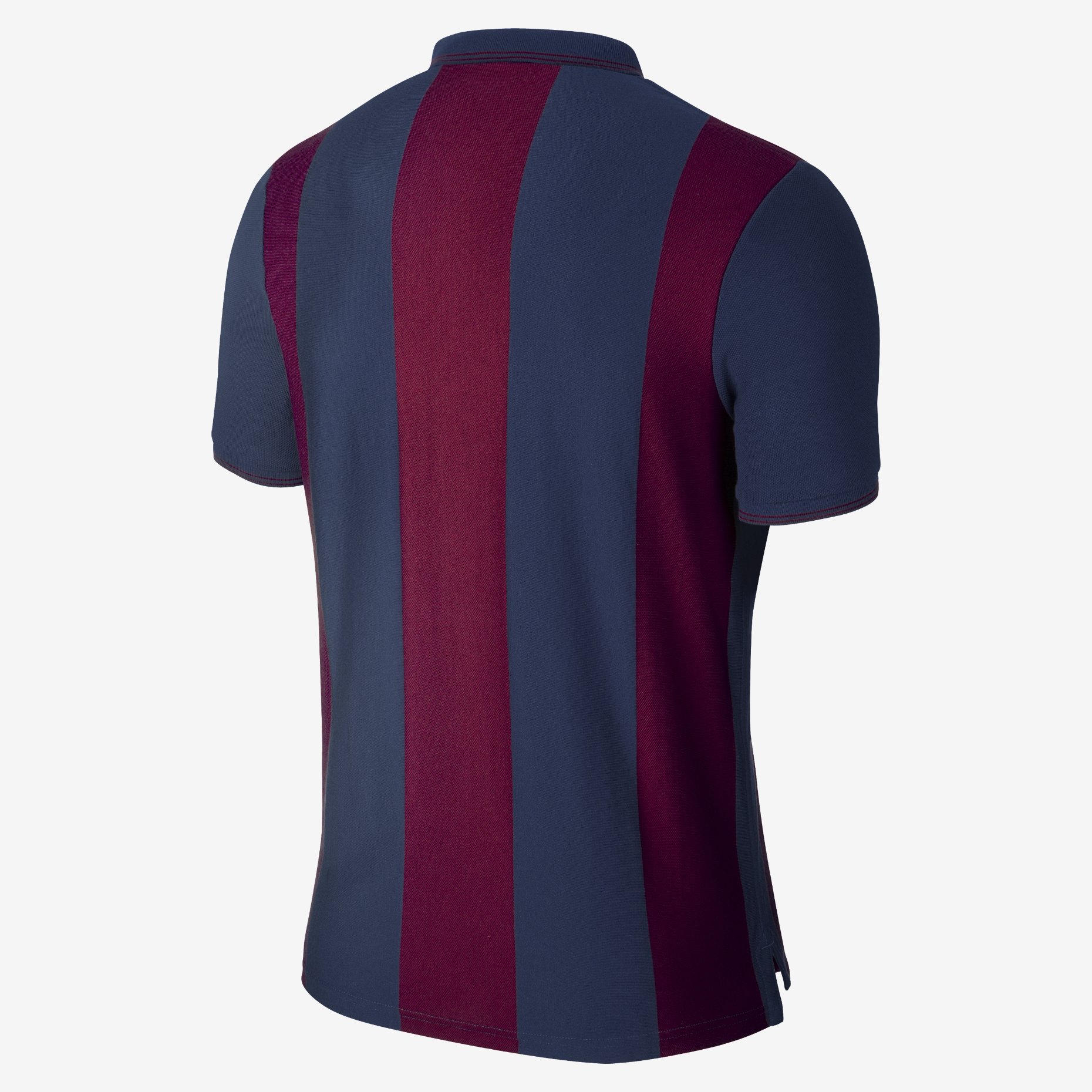 Nike Fc Barcelona Authentic League Polo Loyal Blue Noble Red