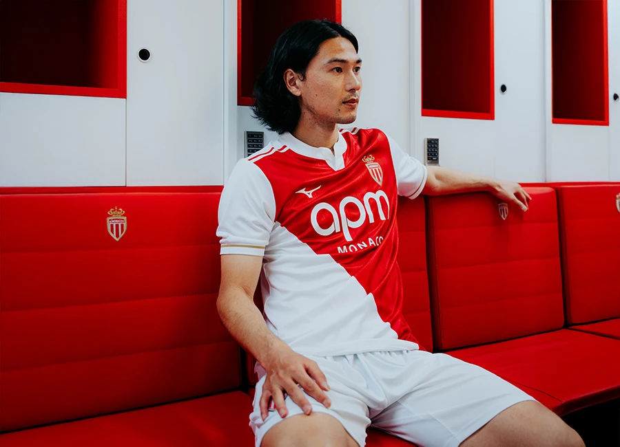 AS Monaco 25/26 Mizuno Home Kit