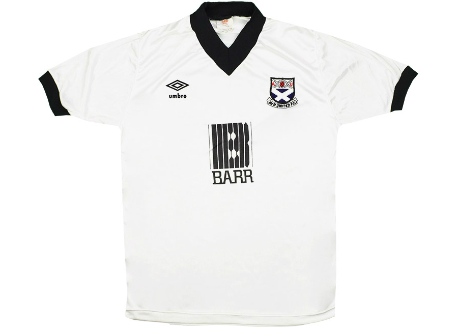 ayr united retro football shirt