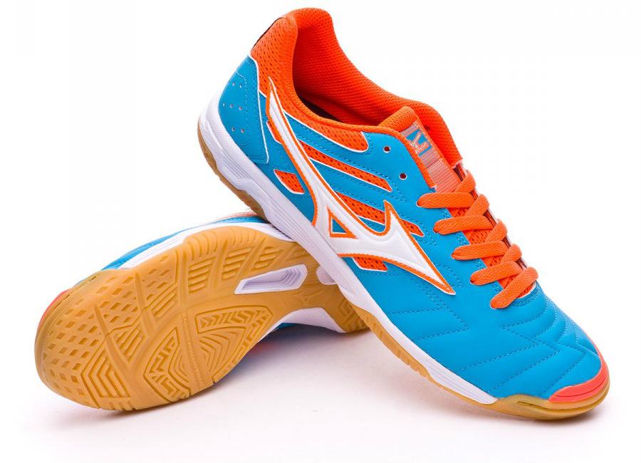 Mizuno Sala Classic II IN - Atomic Blue / Orange Crown Fish