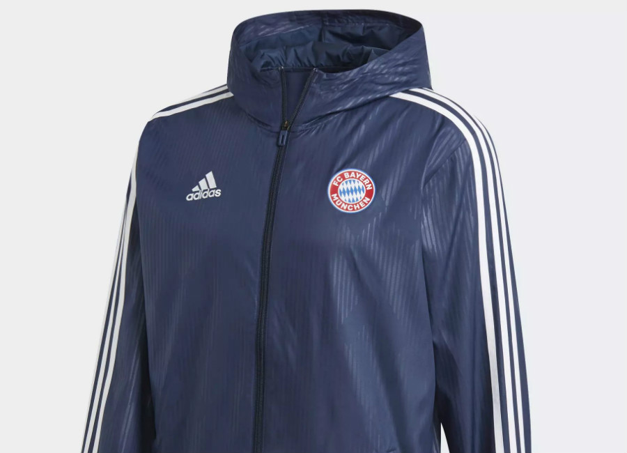 Adidas Bayern Munich Windbreaker - Collegiate Navy / White