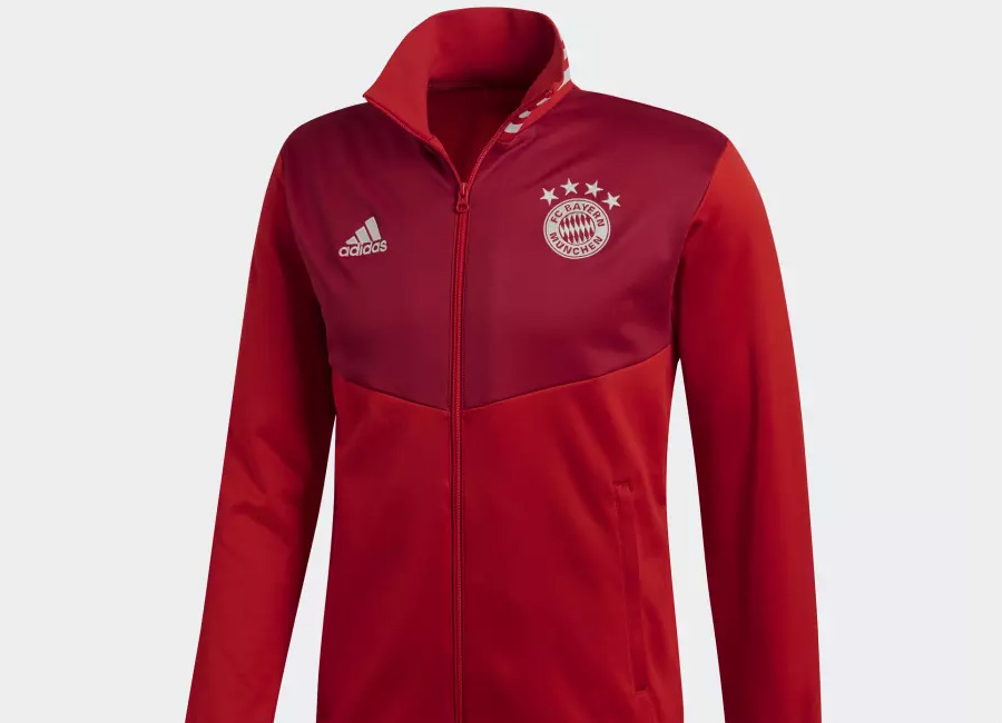 Adidas Fc Bayern 3-stripes Track Jacket - Fcb True Red / Strong Red