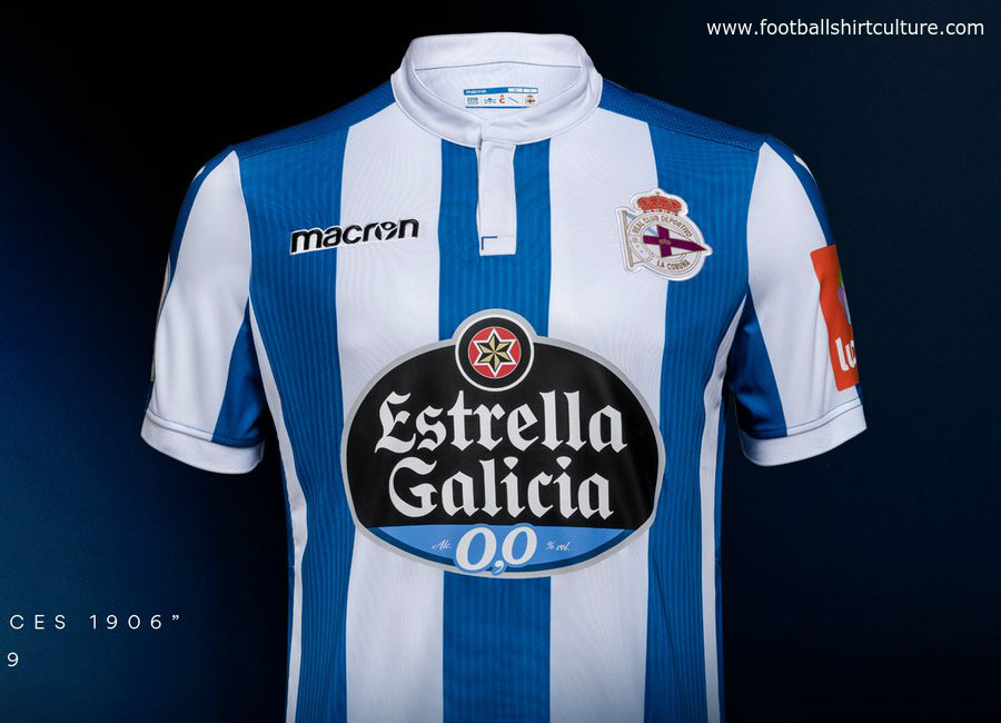 Deportivo de La Coruña 2018-19 Macron Home Kit