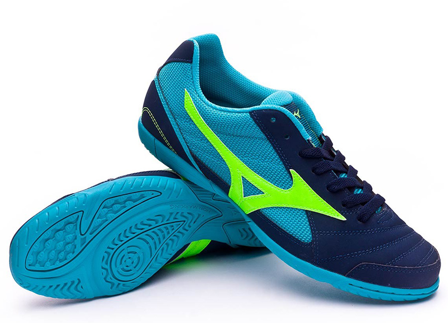 Mizuno Sala Club 2 IN - Deep Blue Sea / Green / Peacock Blue 