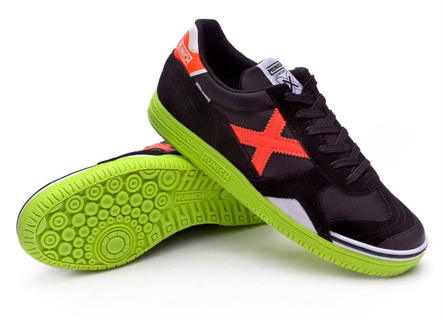 Munich Gresca - Black / Lime / orange