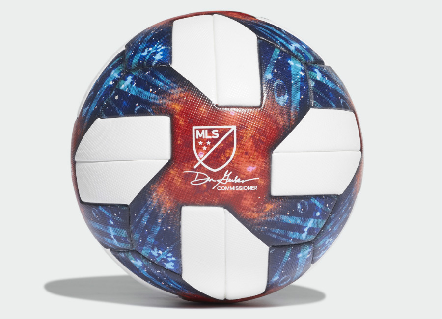 Adidas 2019 MLS Official Match Ball - White / Silver Met