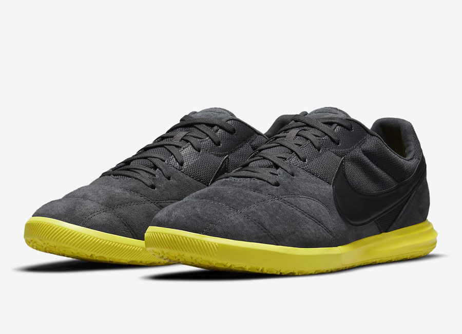 Nike Premier 2 Sala IC - Dark Smoke Grey / Yellow Strike / Black