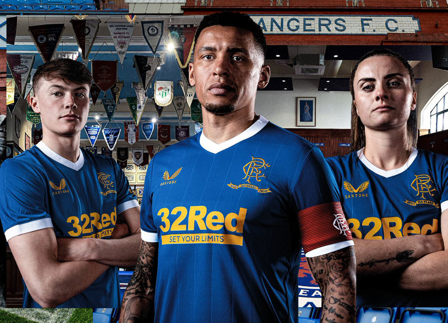 Rangers 2021 22 Castore Home Kit 21 22 Kits Football Shirt Blog