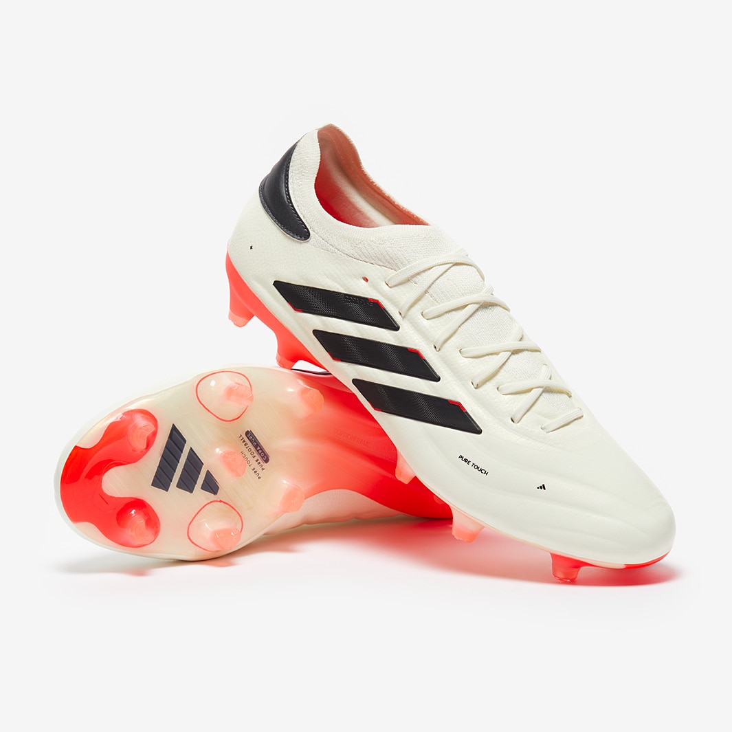 Adidas Copa Pure 2 Elite+ FG Solar Energy - Ivory / Core Black / Solar Red