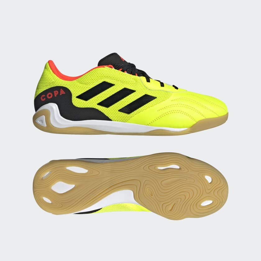 Adidas Copa Sense.3 Indoor Boots - Team Solar Yellow / Core Black / Solar Red