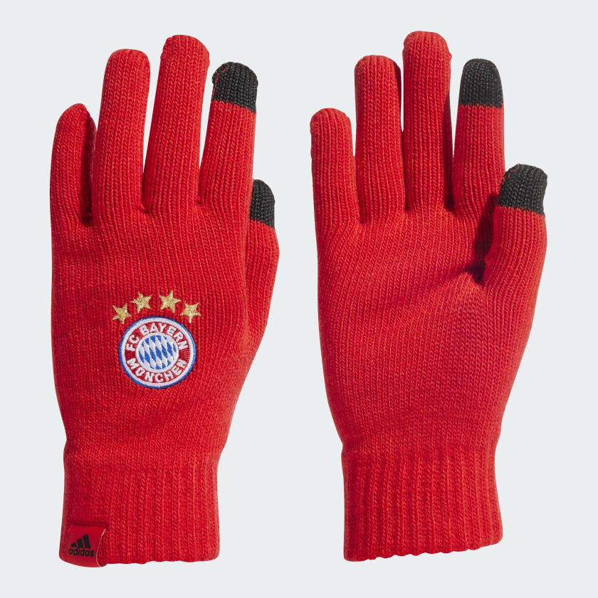 Bayern Munich Gloves - Red / White