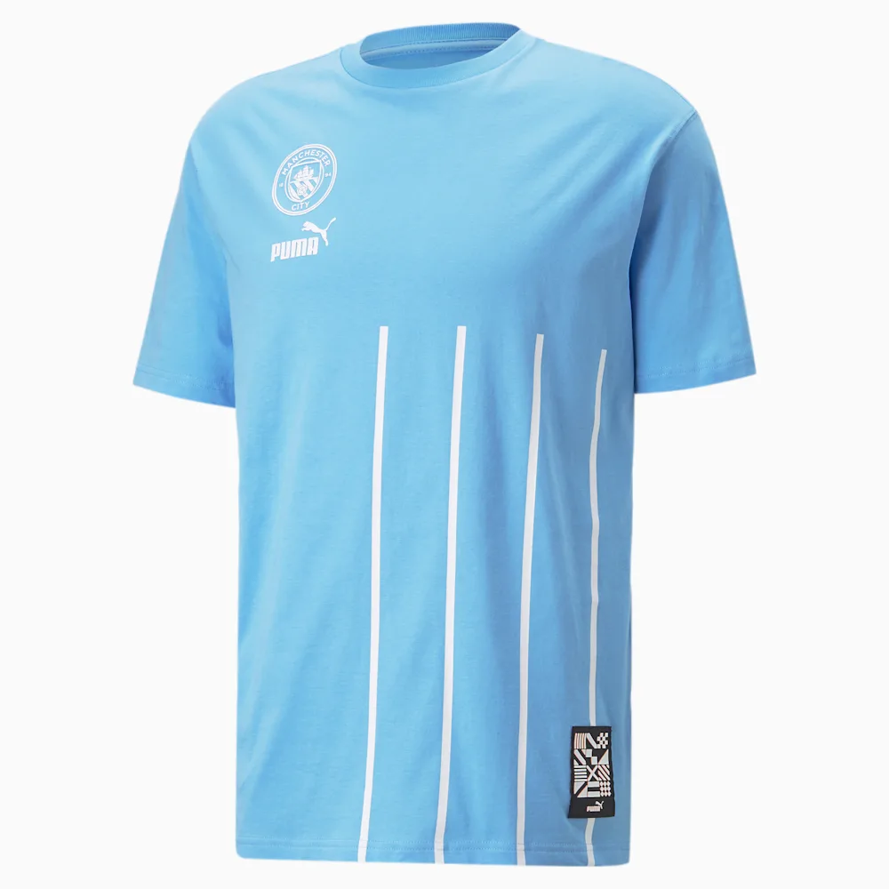 Manchester City 22/23 ftblCulture Tee Men - Team Light Blue / Puma ...