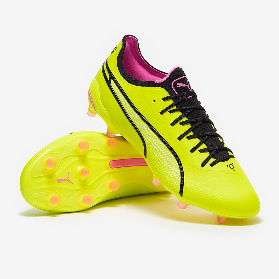 Puma King Ultimate FG/AG Phenomenal - Electric Lime / Puma Black ...