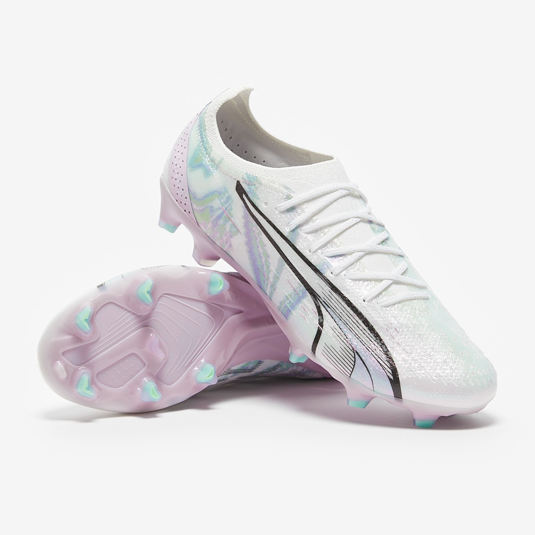 Puma Ultra Ultimate Brilliance FG/AG - Puma White / Puma Black / Spring Lavender