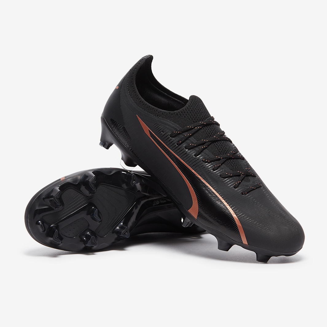 Puma Ultra Ultimate FG/AG Eclipse - Puma Black / Copper Rose - Football ...