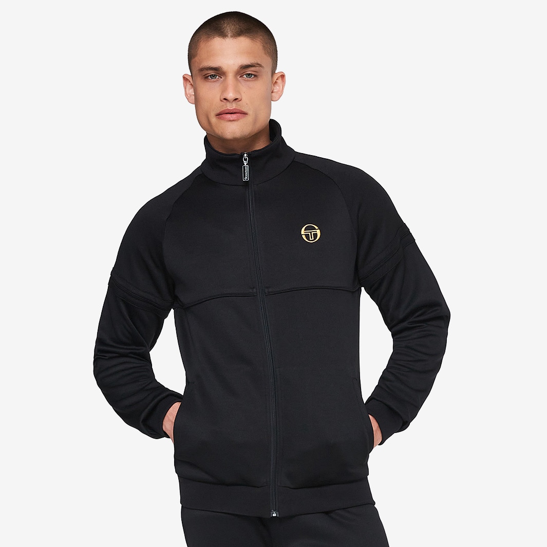 Sergio tacchini track deals top black