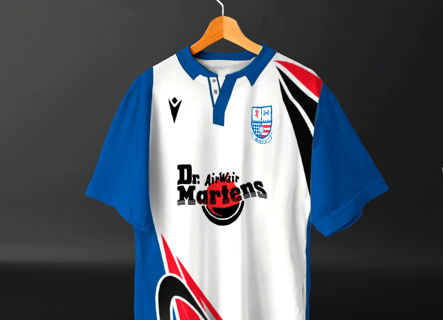 AFC Rushden & Diamonds 2024 Macron Remake Shirts