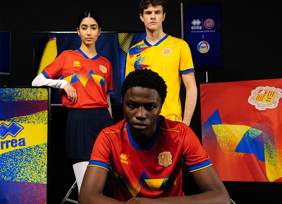 Andorra 2024-26 Erreà Home and Away Kits