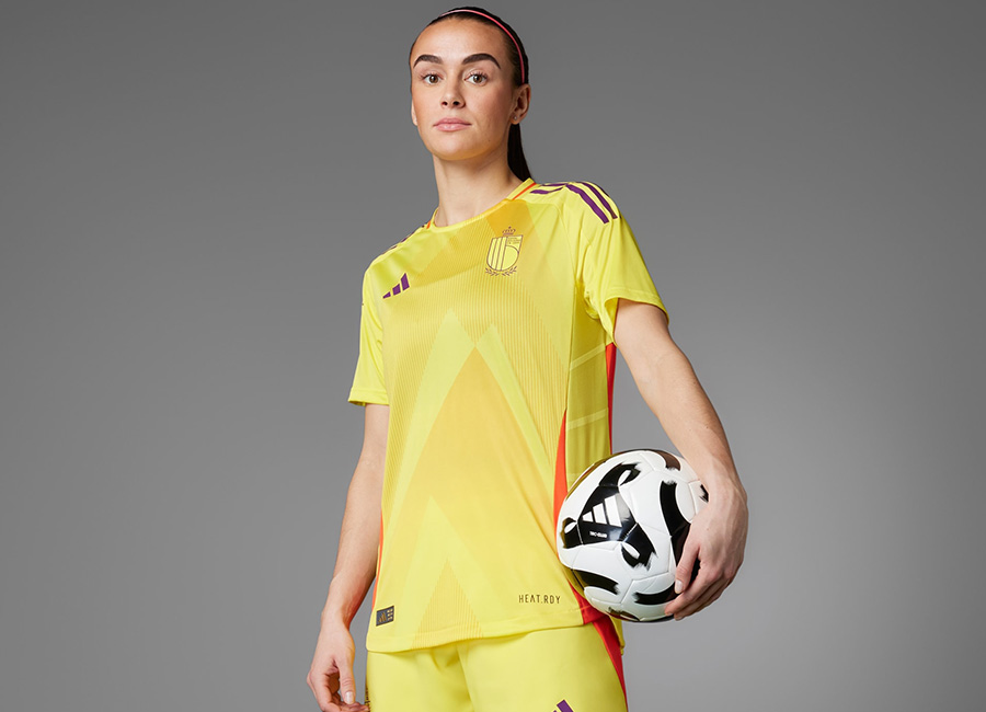 Belgium 2025 Adidas Women's Away Kit