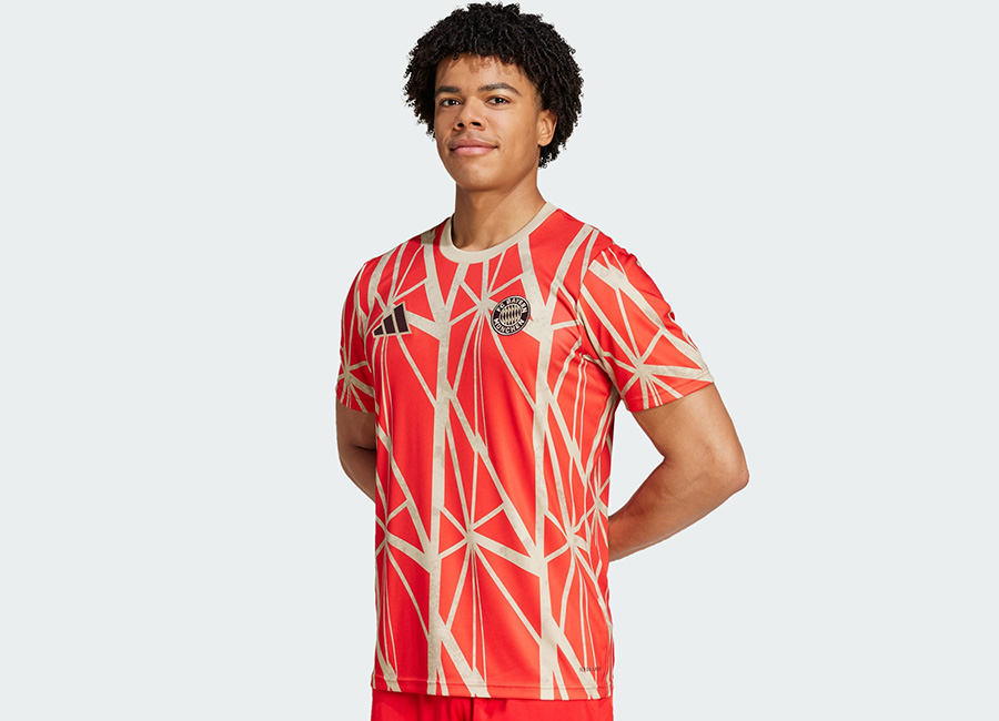 FC Bayern 24/25 Adidas Pre-match Shirt - Red