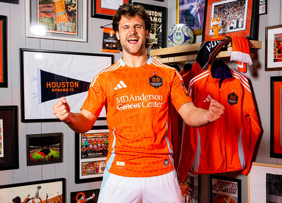 Houston Dynamo 2025-26 Adidas Home Kit