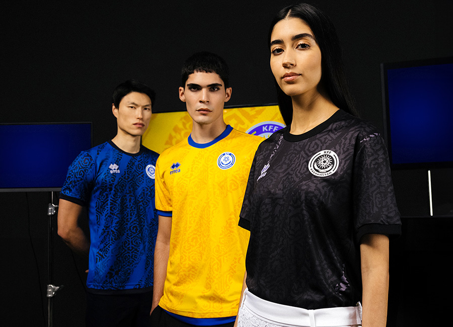 Kazakhstan 2024-26 Erreà Home, Away and Third Kits