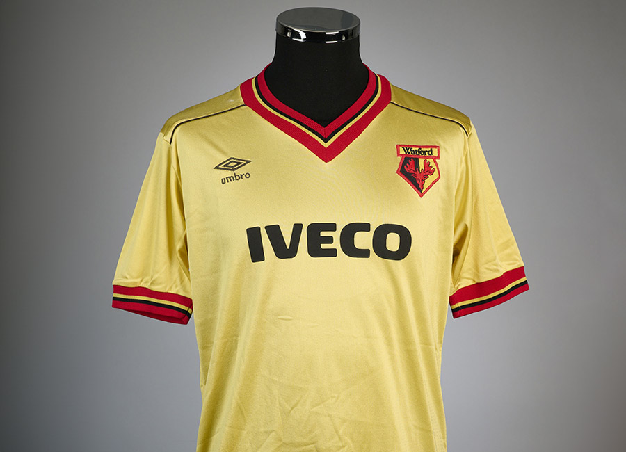 Luther Blissett's 1982-85 Watford Match Worn Shirt