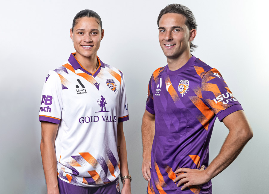 Perth Glory 2023-24 Macron Home and Away Kits