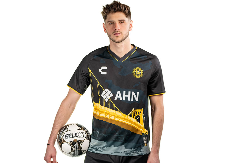 Pittsburgh Riverhounds 2024 Charly Home Kit Football Shirt Culture Latest Football Kit News and More