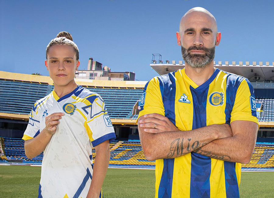 Rosario Central 2025 Le Coq Sportif Home and Away Kits