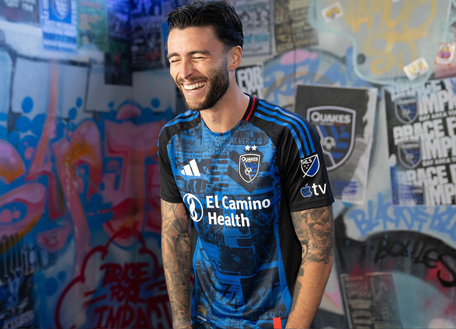 San Jose Earthquakes 2025-26 Adidas Home Kit