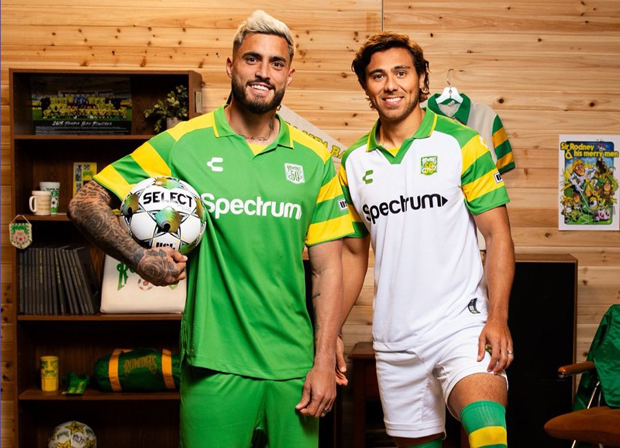 Tampa Bay Rowdies 2025 Charly Home and Away Kits