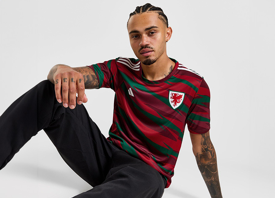 Wales 2024 Adidas Pre-Match Shirt