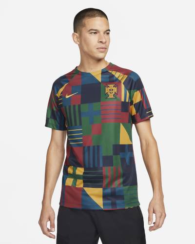 Portugal 2022 Nike Pre-Match Football Top - Football Shirt Culture ...