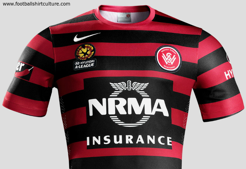 Western Sydney Wanderers 2014-15 Nike Home Football Shirt - Football ...