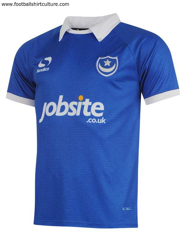 Portsmouth 14/15 Sondico Home Football Shirt - Football Shirt Culture ...