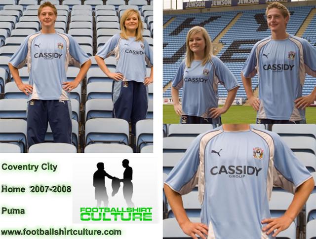 New Coventry City 07/08 Puma football kit