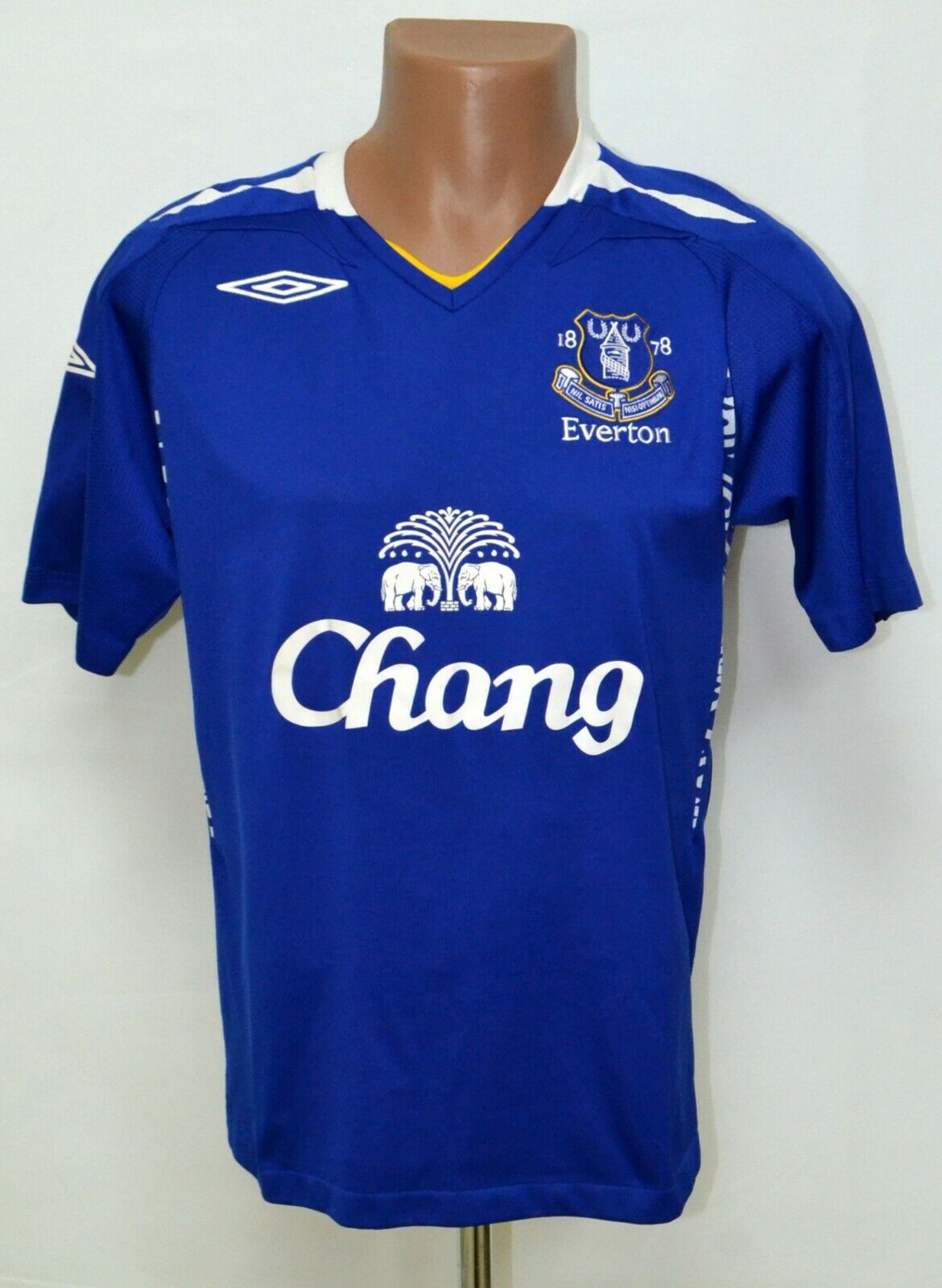 Everton 07 08 home shirt a