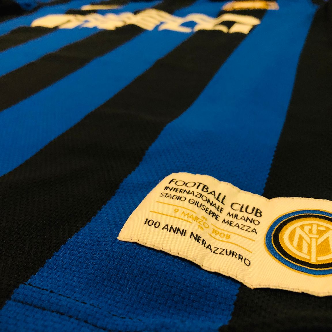 Inter Milan 07 08 Centenary home shirt c