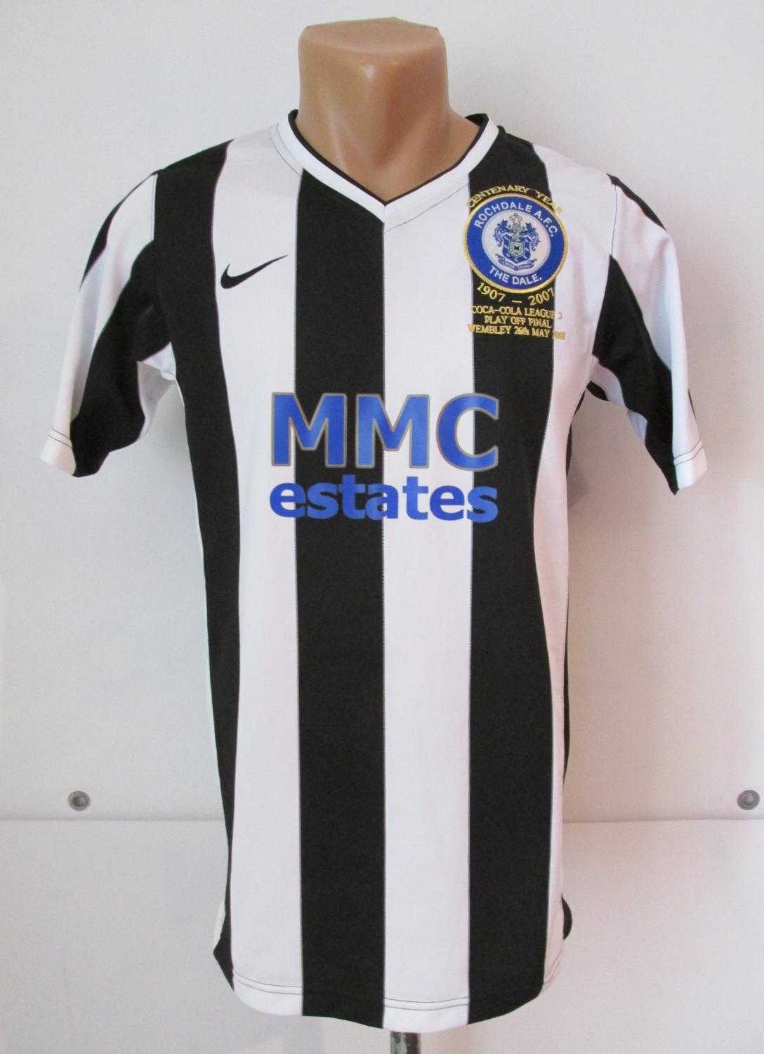 Rochdale AFC 07 08 Centenary Kit a