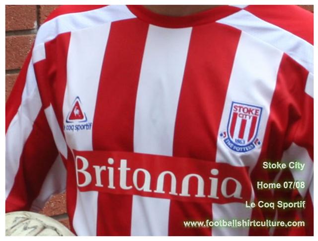 Stoke City 07 08 Home shirt c