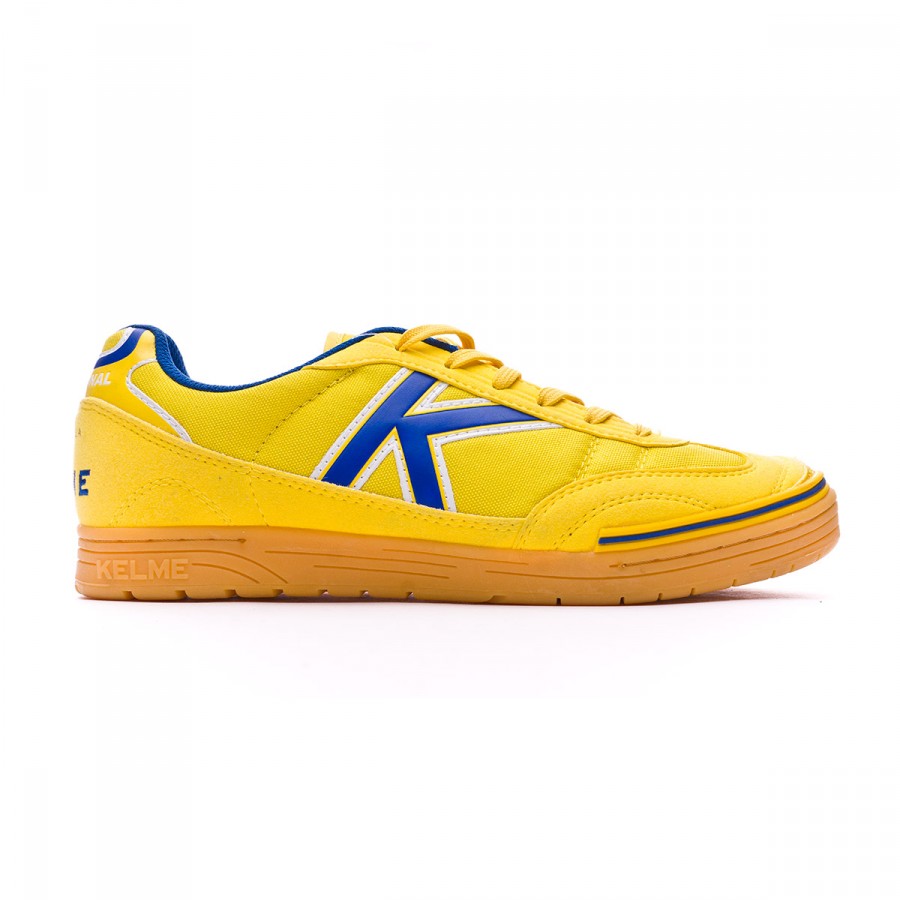 Kelme Trueno Sala - Yellow / Royal - Football Shirt Culture - Latest ...