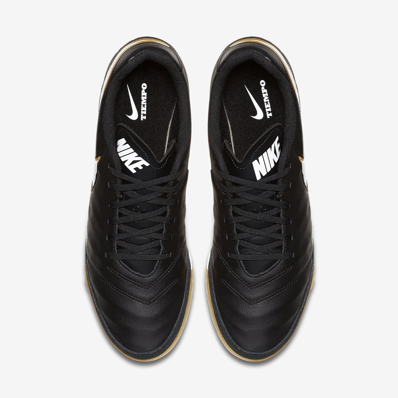 Nike Tiempo Genio II Leather IC - Black / White - Football Shirt ...