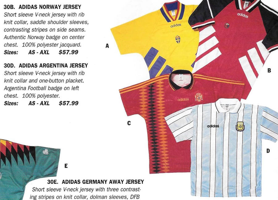 1994 Soccer Master Catalogue Pages #adidasfootball #umbro