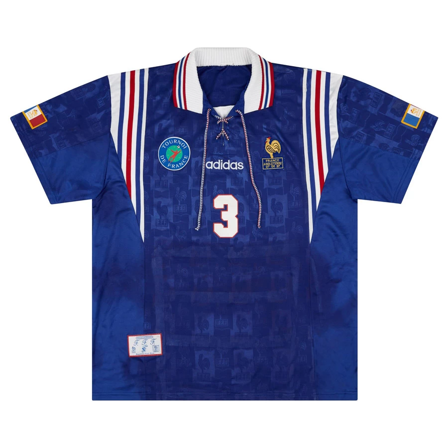 1997 France Match Worn Le Tournoi Home Shirt