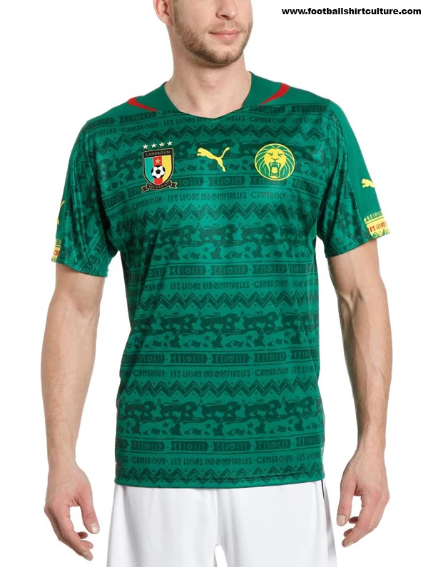 Cameroon World Cup 2014 Puma Home Football Shirt