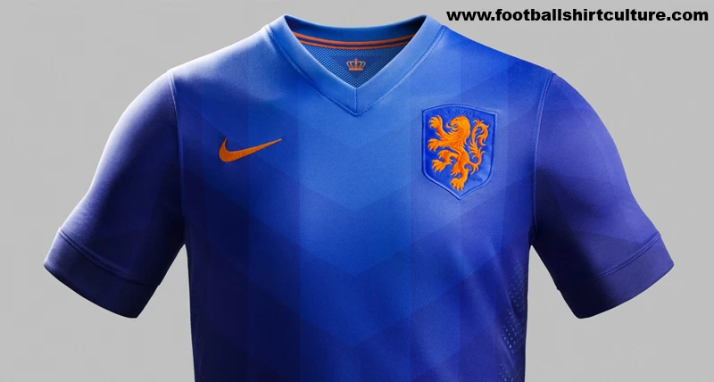 Netherlands World Cup 2014 Nike 125th Anniversary Away Football Kit