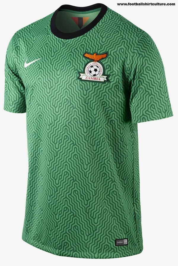 Zambia 2014 Nike Home Football Shirt