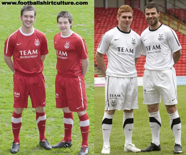 Aberdeen 10/11 Nike Football Kits