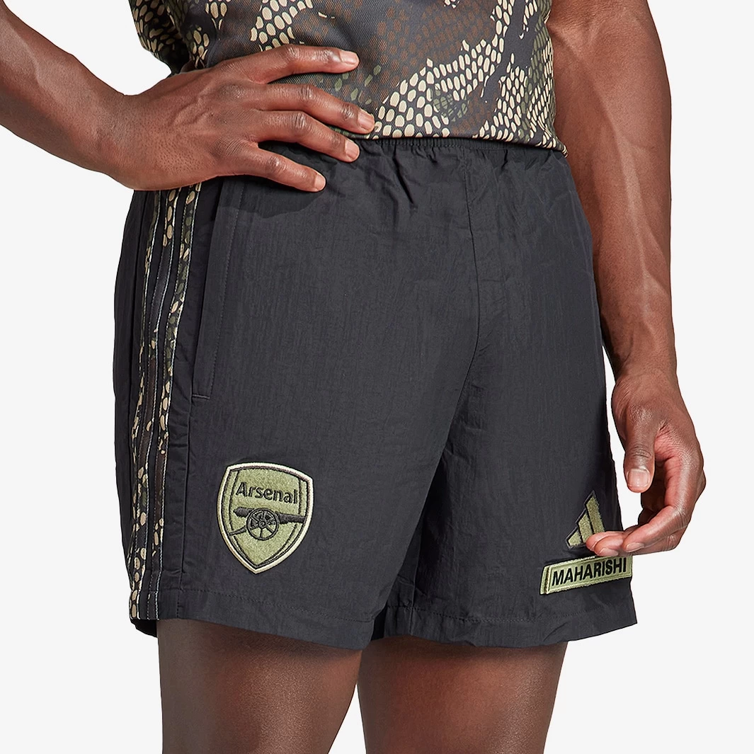 Adidas Arsenal x Maharishi 23/24 Training Shorts - Black